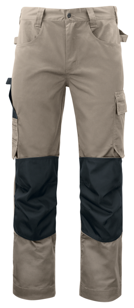 5532 BROEK MET KNIEZAKKEN - kaki