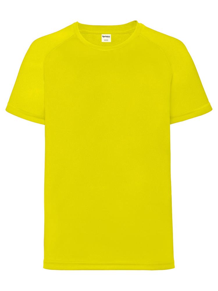 SP Run Kids Sportshirt, 140gr/m2, 100% polyester - geel