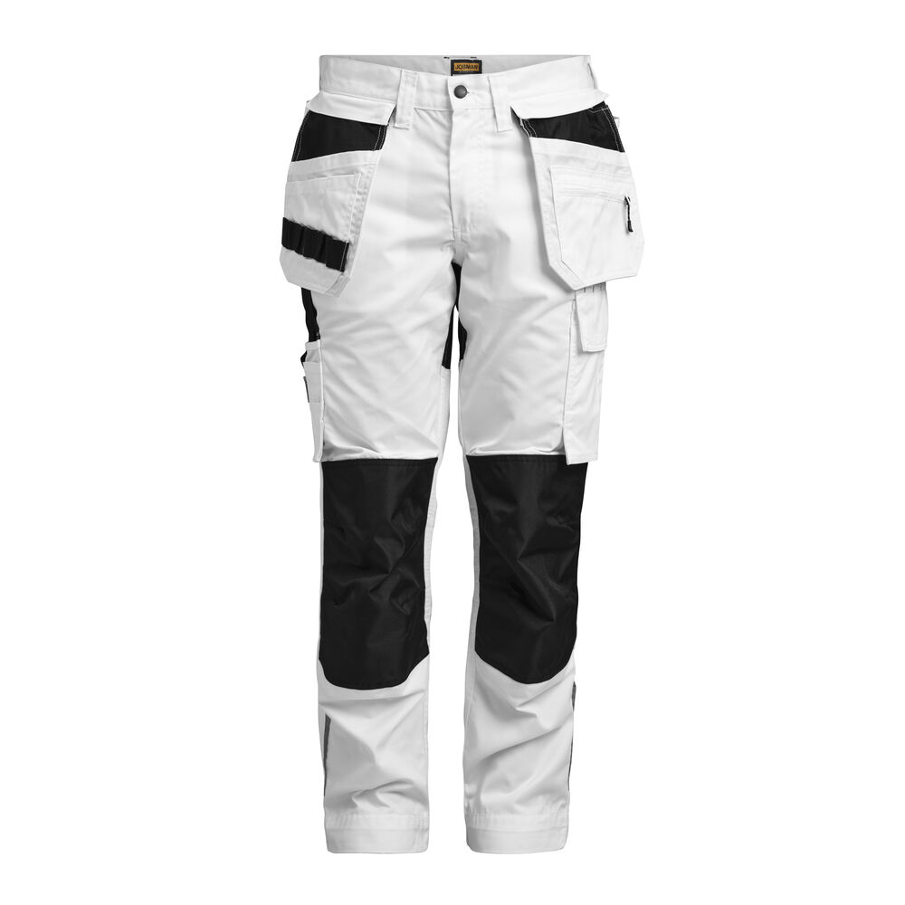 Jobman - 2326 Craftsman Trousers Stretch - wit/zwart