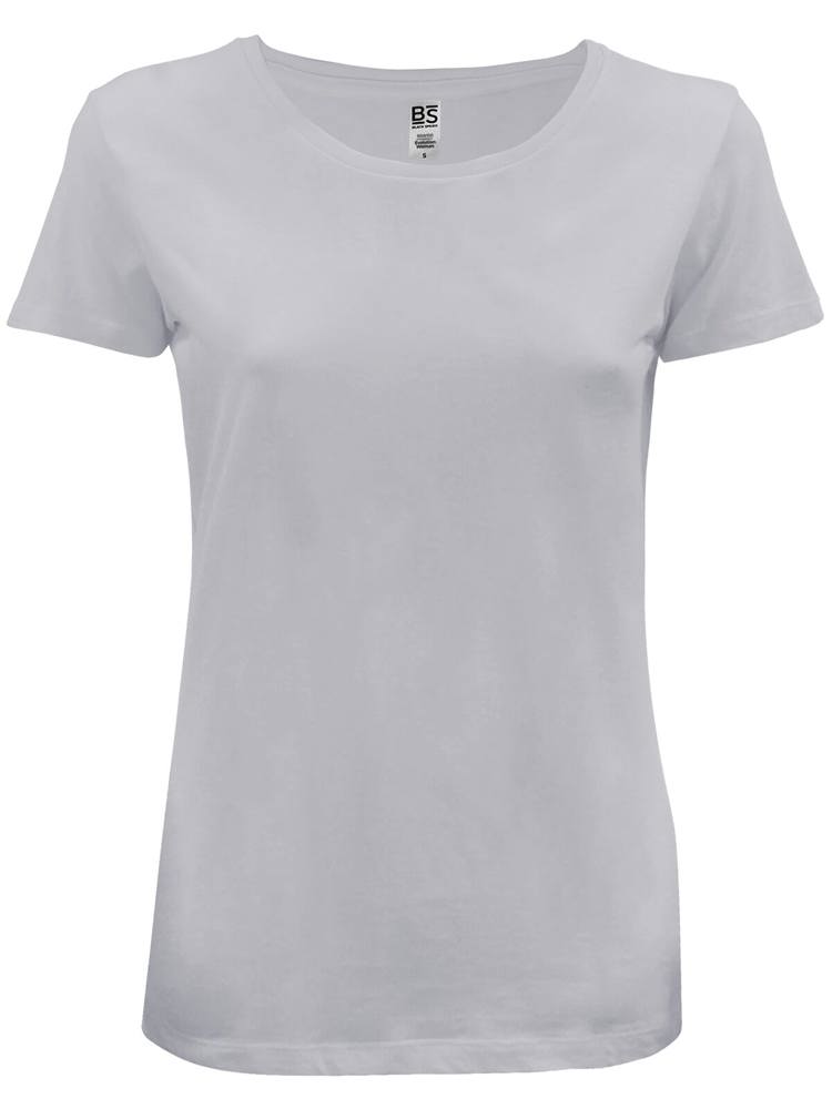BS Evolution Dames T-Shirt, 150 gr/m2, 100% katoen - Zinc