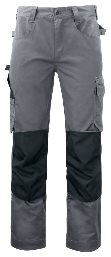 5532 BROEK MET KNIEZAKKEN - grijs