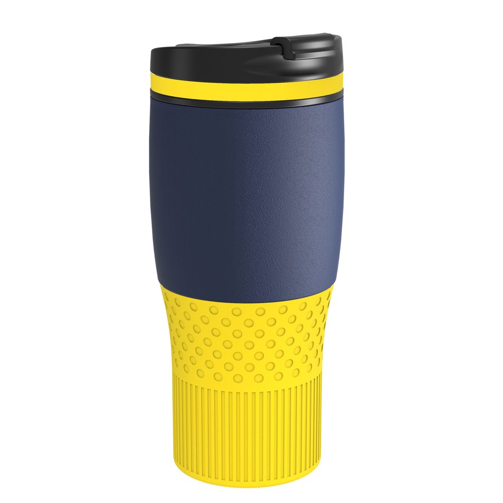 Thermobeker RETUMBLER-myBAYAMO GRANDE II - geel, navy