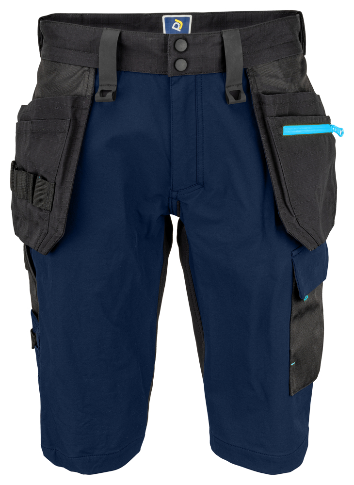 5562 FULL STRETCHSHORT MET SPIJKERZAKKEN - Marine